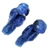 BIRD BLUE- COBALT 5.2″ W/ GLITTER & BEADS 2/S W/ CLIP