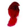 BIRD RED FEATHERS 6″ SEQUINS