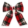 BOW RED/ BLACK/ WHITE PLAID 11″ X14″