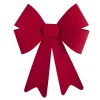 BOW RED VELVET 14″X20″ FORMED/ PVC BACKING