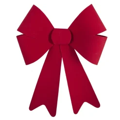 BOW RED VELVET 14″X20″ FORMED/ PVC BACKING
