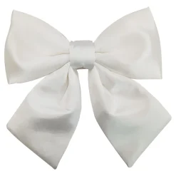 BOW SPONGE/FABRIC 13″ IVORY