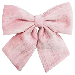 BOW SPONGE/FABRIC 13″ PINK VELEVT