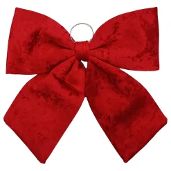 BOW SPONGE/FABRIC 17″ RED VELVET