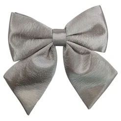 BOW SPONGE/FABRIC 8.5″ SILVER