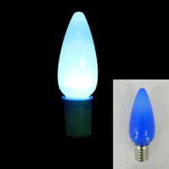 BULB LED REPL. O/D C9/OPAQUE BLUE (5 LED )