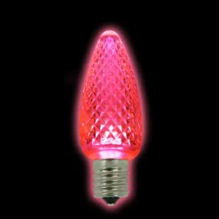 BULB LED REPL O/D SMD C9 PINK (3 LED) DIMMABLE