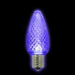BULB LED REPL O/D SMD C9 PURPLE (3 LED) DIMMABLE