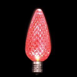 BULB LED REPL O/D SMD C9 RED (3 LED) DIMMABLE