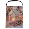 CANVAS 6″X8″ 1 LED WHITE LANTERN