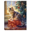 CANVAS 12″x15″LIGHT UP CAT 3PCS LED+6/18TIMER