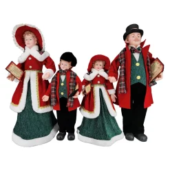 CAROLER FAMILY 4PC 29″-36″ RED/GREEN/BLACK