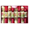CHRISTMAS CRACKER DLX 8PCX8.5″ POINSETTIA W/ NOVELTY INSIDE