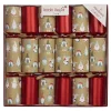 CHRISTMAS CRACKER PREMIUM 6PCX12″ FESTIVE GNOME W/ PICCADILLY GIFT INSIDE