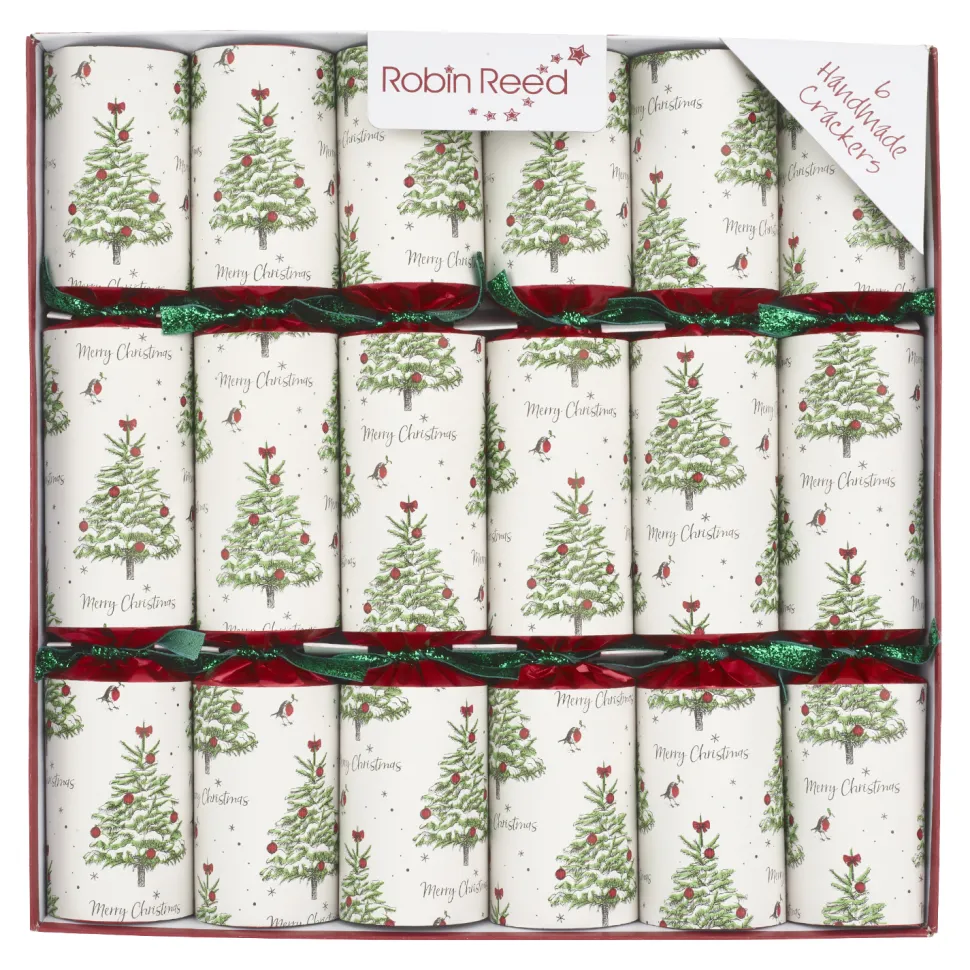 CHRISTMAS CRACKER PREMIUM 6PCX12″ CHRISTMAS TREE W/ PICCADILLY GIFT INSIDE