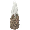 CONE TREE SNOW/ RATTAN 13″ NATURAL/BIRCH LOOK