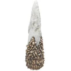 CONE TREE SNOW/ RATTAN 22″ NATURAL/BIRCH LOOK