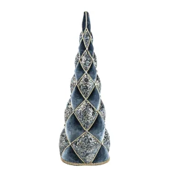 CONE WITH INTRICATE EMBROIDERY REGAL BLUE 31″