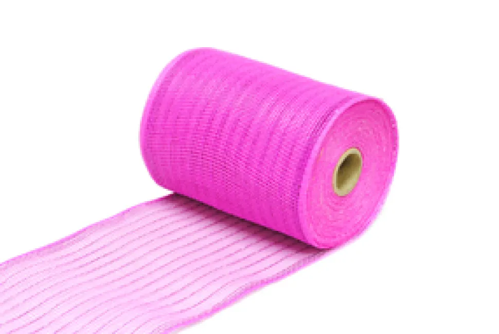 DECOR MESH 06″ X 20 YDS FUCHSIA SPARKLE