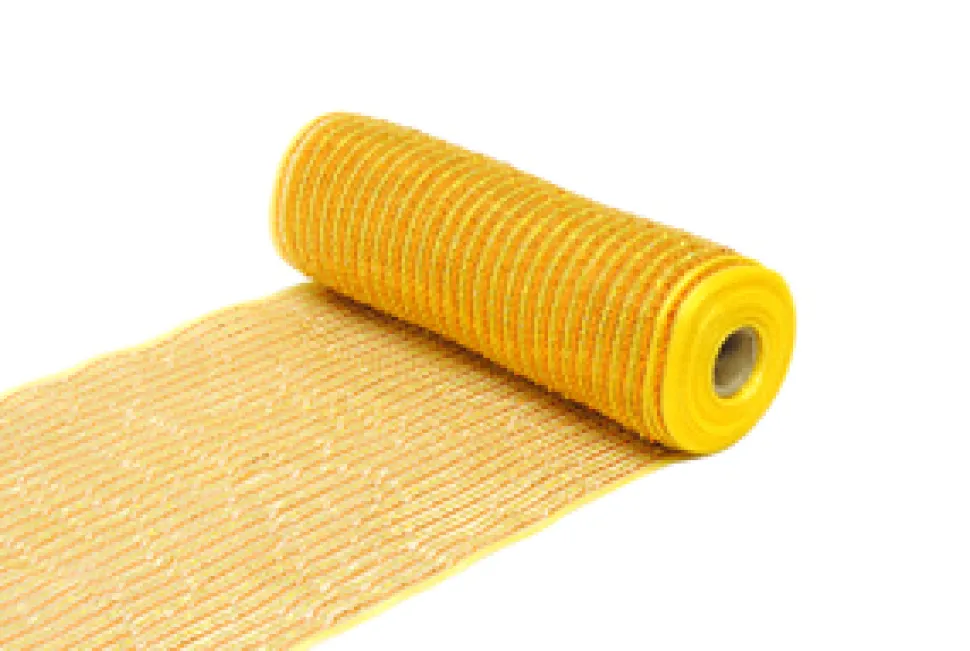 DECOR MESH 10.5″ X 10 YDS GOLD/ COPPER METALIC