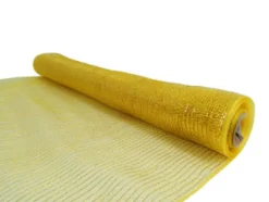 DECOR MESH 21″ X 10 YDS GOLD DLX SPARKLE