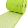 DECOR MESH 06″ X 20 YDS GREEN (LIME)SPARKLE