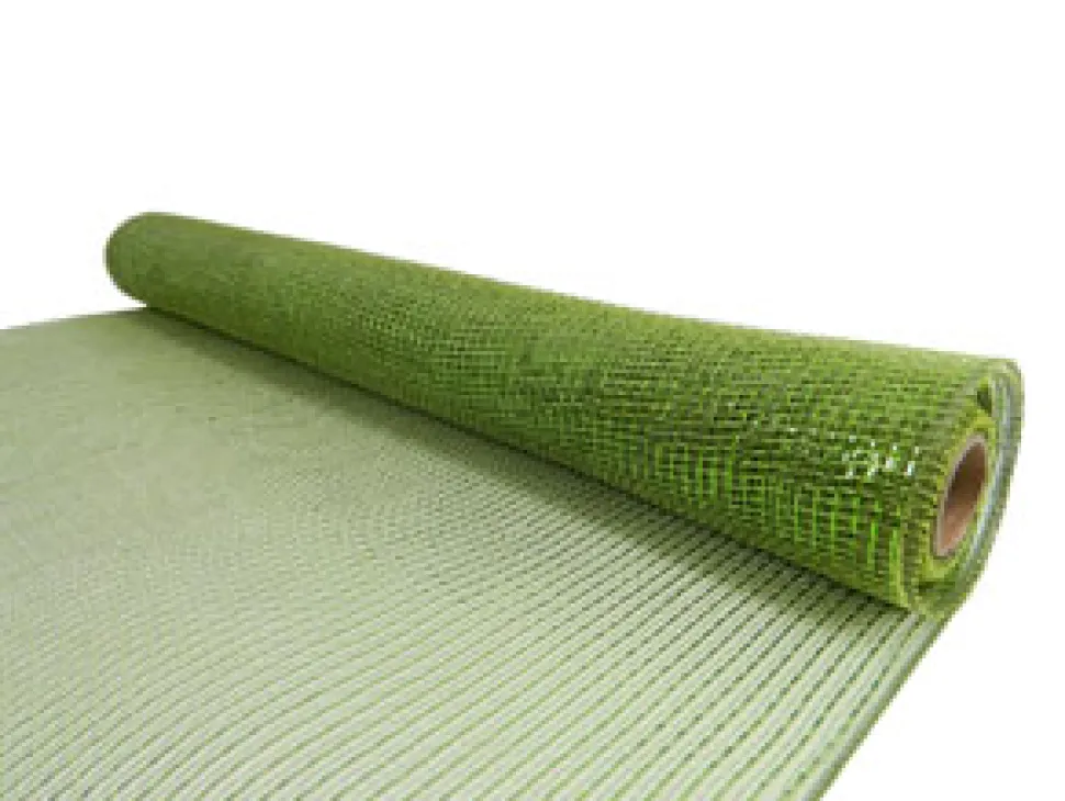 DECOR MESH 21″ X 10 YDS GREEN/ KHAKI FULL GLITTER