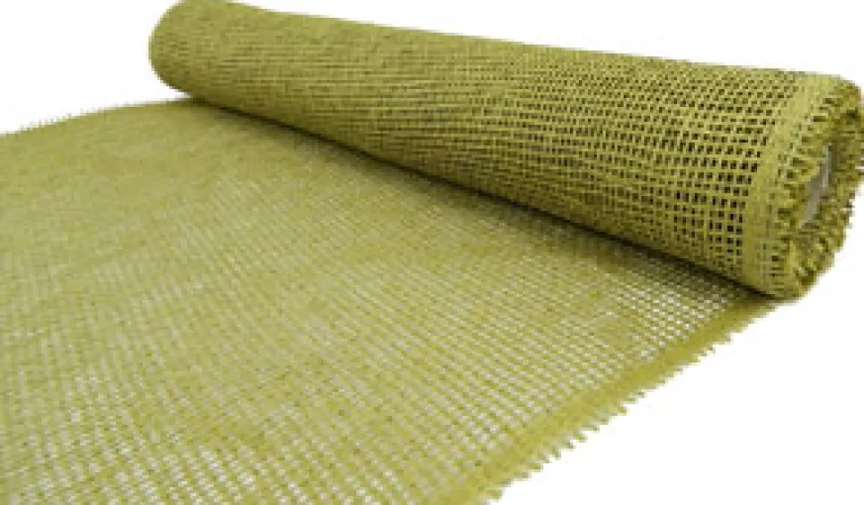 DECOR MESH 21″ X 5 YDS GREEN (MOSS) BURLAP LOOK