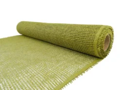DECOR MESH 21″ X 5 YDS NATURAL OLIVE W/ GOLD