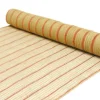 DECOR MESH 21″ X 10 YDS NATURAL W/JUTE & RED STRIPES