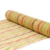 DECOR MESH 21″ X 10 YDS NATURAL W/JUTE & CHOCO/ LIME/ RED STRIPES