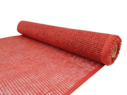 DECOR MESH 21″ X 5 YDS RED CRANBERRY BURLAP LOOK