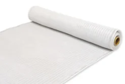 DECOR MESH 21″ X 10 YDS WHITE / SILVER SPARKLE