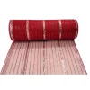 DECOR MESH 10x10 YDS LN RED W/ RED & SILVER METALLIC