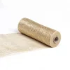 DECOR MESH 10.5″x10 YDS SF CHAMPAGNE FULL SPARKLE