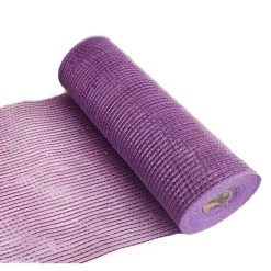 DECOR MESH 10x10 YDS SM LAVENDER W/ LAVENDER METALLIC