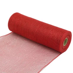 DECOR MESH 10.5″x10 YDS SP RED SPARKLE