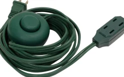 EXT CORD I/D 16/2 12′ FOOT SWITCH GREEN 12PCS