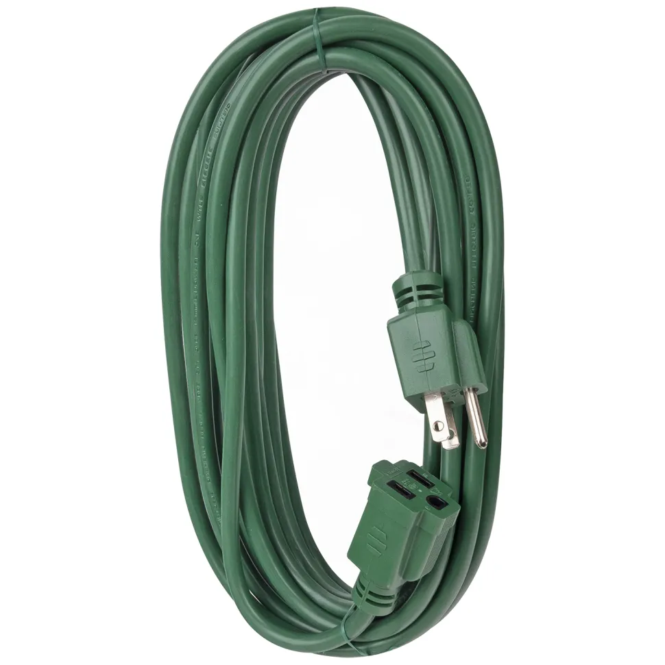 EXT. CORD O/D 16/3 1-OUTLET 25′ GREEN