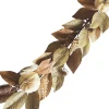 FALL GARLAND 72″ HEMP PUMPKIN/PINECONE W/ MAGNOLIA LEAF NATURAL