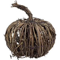 FALL RATTAN PUMPKIN 140MM NATURAL /BROWN