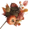 FALL SPRAY 20″ PUMPKIN/PINECONE/MAPLE LEAVES W/ BERRIES ORANGE/MULTI