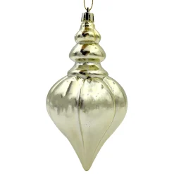 FINIAL 150MM/6″ SHINY GOLD RIBBED