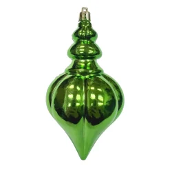 FINIAL 150MM/6″ SHINY GREEN RIBBED