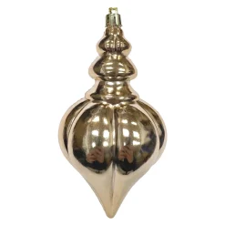 FINIAL 150MM/6″ SHINY ROSE GOLD RIBBED