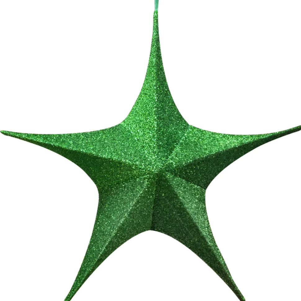 FOLDING SHIMMER STAR 32″ GREEN