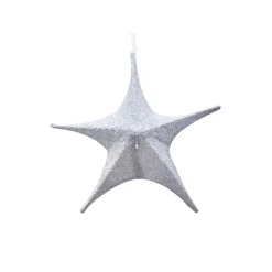 FOLDING SHIMMER STAR 16″ SILVER
