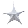 FOLDING SHIMMER STAR 43″ SILVER