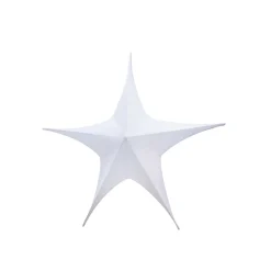 FOLDING SHIMMER STAR 16″ WHITE