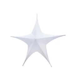 FOLDING SHIMMER STAR 25″ WHITE